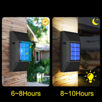 4X Solar Patio Wall Lights  | Automatiska Trädgårdslampor
