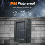 4X Solar Patio Wall Lights  | Automatiska Trädgårdslampor