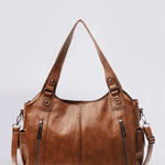 Chic Leather Bag 'Madison'™ | Snygg axelremsväska