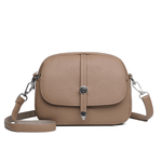 Crossbody Leather Lightweight Bag 'Aurora'™ | Stilren axelremsväska