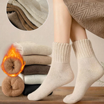 Cozy Ribbed Fleece Lined Crew Socks™ | Höst- och vintersockor