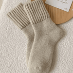 Cozy Ribbed Fleece Lined Crew Socks™ | Höst- och vintersockor