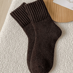 Cozy Ribbed Fleece Lined Crew Socks™ | Höst- och vintersockor