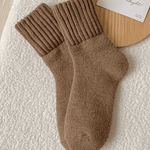 Cozy Ribbed Fleece Lined Crew Socks™ | Höst- och vintersockor