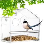 Le Moineau™ | Genomskinligt fågelhus med praktiska sugkoppar