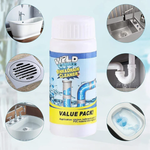 2x Ultra Drain Cleaner™ | Kraftfullt pulver för rengöring av avlopp